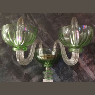 Бра  XH-MB5096-2  clear+light green