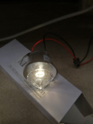 Встраиваемый светильник (AURA) LED-6 IP44 220V 1W с б/п