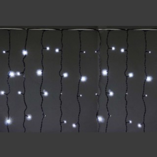 Занавес светод. 2*9м (60х20) A-176 LED WT провод черный, белый, влагозащ.