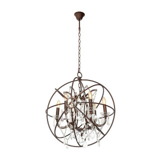 Люстра Loft It Foucaults Orb Crystal LOFT1897/6