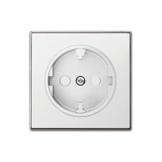 ABB SKY Накладка для розетки SCHUKO Альпийский белый 8588 BL