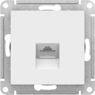 SE AtlasDesign Белая Розетка комп. RJ45 1-ая механизм