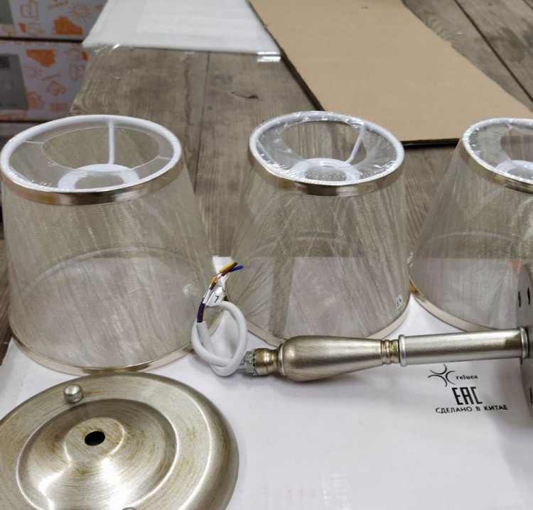 Люстра Eurosvet 60065/5 серебро