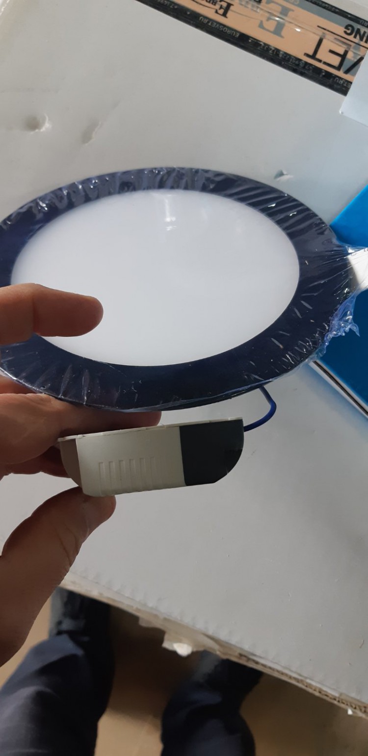 Встраиваемый светильник AURA 956 12W 6500К чёрный