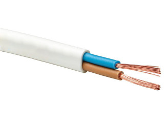 Шнур Tokov Electric ШВВП 2*0,75 380В белый (уп.100м) 1945459
