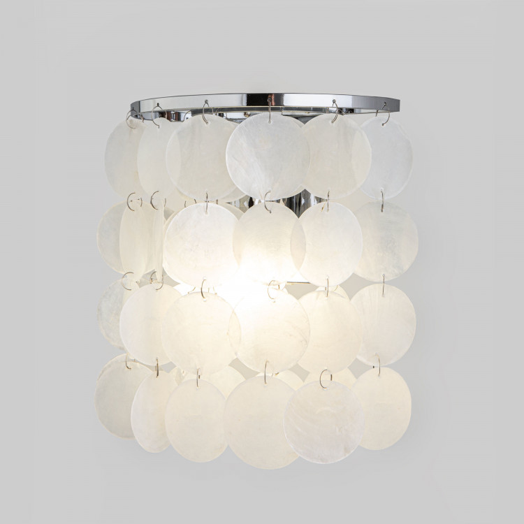 Бра 60005/1 хром/перламутр